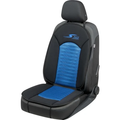 Afbeelding van CarComfort Autostoelhoes, bekleding S Race in blauw/zwart