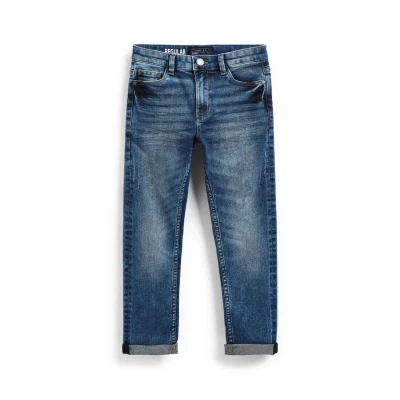 Afbeelding van Next FIVE Pocket Straight leg jeans voor kinderen, Maat: 104, Acid denim