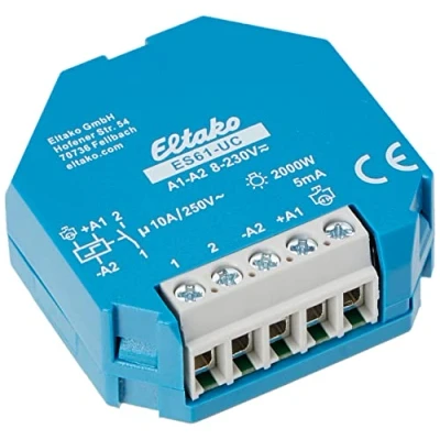 Afbeelding van Eltako inbouw impulsrelais 1x maakcontact es61 vuc uc