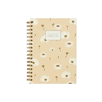 Afbeelding van UO Notitieboek A5, steeds meer, hardcover, 200 pagina&#039;s, gelinieerd, spiraalbinding (15 x 22 cm)