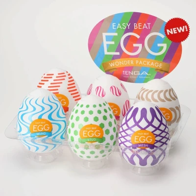 Afbeelding van Tenga Eggs Set 6 stuks GRATIS TOY bij iedere bestelling v.a. 40,