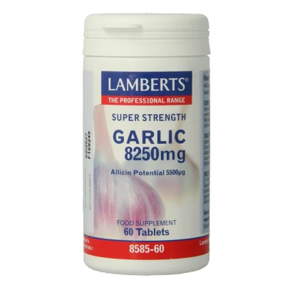 Afbeelding van Lamberts Knoflook (garlic) 8250mg 60tb