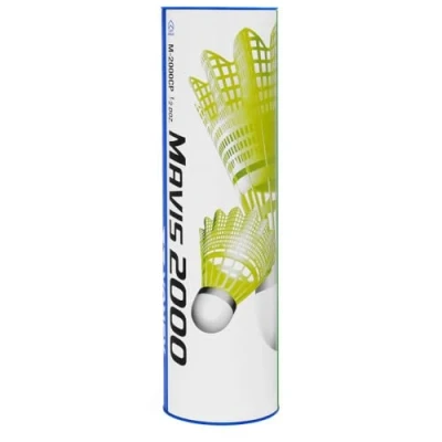Afbeelding van Yonex Mavis 2000 nylon badmintonshuttle geel / blauw