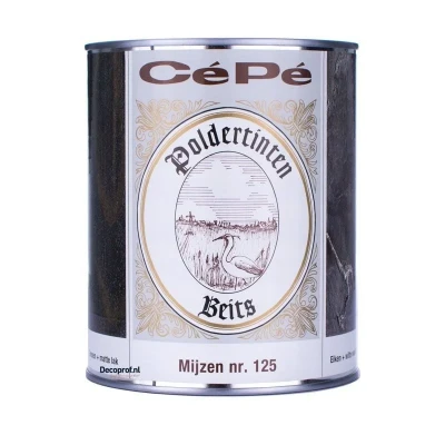 Afbeelding van CéPé Poldertinten 125 mijzen Blanke lak &amp; Beits