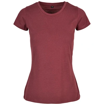 Afbeelding van Damesshirt &#039;Basic Tee&#039; met ronde hals Cherry 3XL