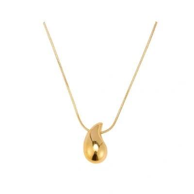 Afbeelding van Druppel Ketting Goudkleurig 40 + 5 cm Stainless Steel Fashion Favorite
