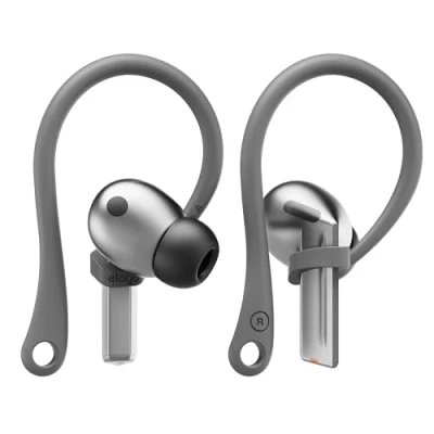 Afbeelding van elago Ear Hooks compatibel met Samsung Galaxy Buds 3 &amp;Galaxy Pro Oordopjes Accessoires, Antislip, Ergonomisch Ontwerp, Comfortabele Pasvorm (Donkergrijs)