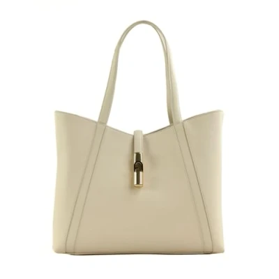 Afbeelding van Furla Shoppers &amp; Totes Goccia L Tote in crème