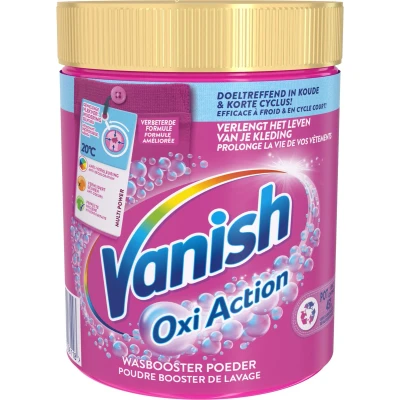 Afbeelding van Vanish Oxi Action Wasbooster Poeder Vlekverwijderaar voor Gekleurde Was 1 kg