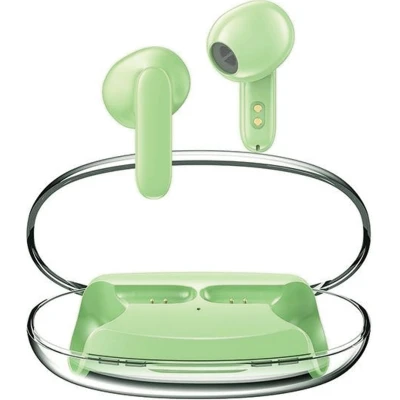 Afbeelding van AWEI Bluetooth 5.3 T85 ENC TWS hoofdtelefoon + dockingstation groen/groen
