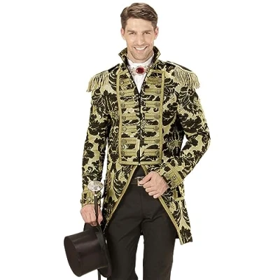 Afbeelding van Widmann Kostuum Parade Frack, Gothic, piraat, Rock Star, circusdirecteur, gardeuniform, themafeest, carnaval