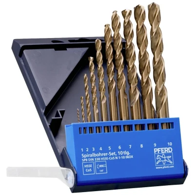Afbeelding van PFERD 25298002 Metaal spiraalboorset 10 delig 1 set(s)
