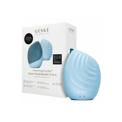 Afbeelding van GESKE SmartAppGuided™ Facial Brush 5 in 1 Elektrische gezichtsreinigingsborstel Zachte siliconen borstel Professionele gezichtsreiniging Gezichtsreinigingsapparaat Gezichtsmassager