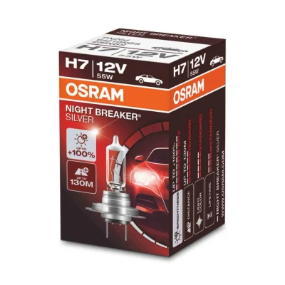 Afbeelding van Osram H7 Halogeenlamp 12V 55W PX26d Night Breaker Silver