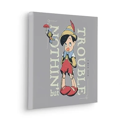 Afbeelding van Komar Artprint op linnen Keilrahmenbild Hey Pinocchio Größe 40 x cm (1 stuk)