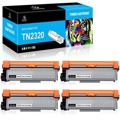 Afbeelding van LeciRoba TN 2320 voor Brother TN2320 toner MFC L2700DN L2720DW HL L2340DW L2365DW L2360DN L2300D L2500D L2520DW (4 zwart)