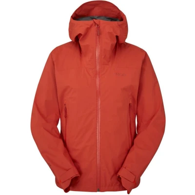 Afbeelding van RAB Downpour Lght jkt Wmn red grape 12