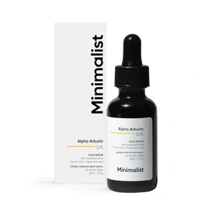 Afbeelding van Minimalist 2% alfa arbutine serum voor het verwijderen van pigmentvlekken transparant, 30 ml (1 stuk)