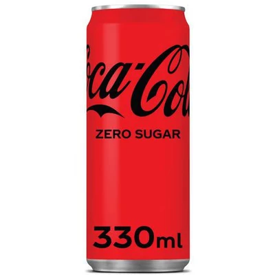 Afbeelding van Coca cola Zero Frisdrank, Fat Blik Van 33 Cl, Pak 24 Stuks Frisdrank