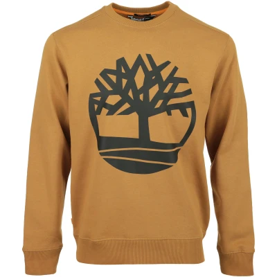 Afbeelding van Timberland YC CORE TREE LOGO CREW NECK Sweater, Heren, Maat: Large, Wheat boot/black