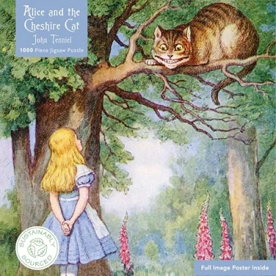 Afbeelding van Adult Jigsaw Puzzle Alice and the Cheshire Cat: 1000 Piece Puzzles