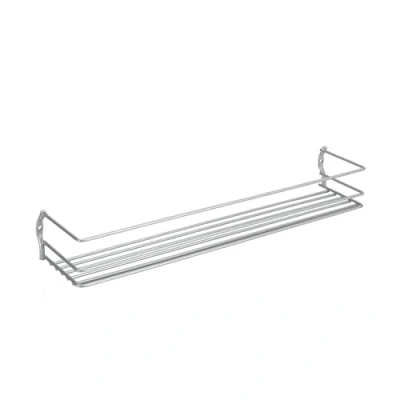 Afbeelding van Metaltex 364631039 1 etage Pepito kruidenrek, polytherm gecoat, zilver, 5 x 36 8 cm