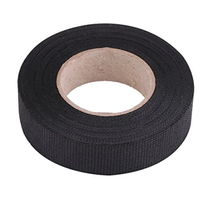 Afbeelding van Tbest Autoweefselband, autoband, tape, katoen, plakband, scheurvast, isolatietape, zelfklevend, anti piep en rammel vilt, voor auto, motorfiets (19 mm x 15 m)