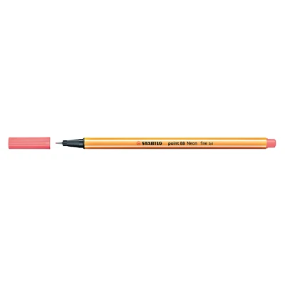 Afbeelding van STABILO point 88 Fineliner 0,4 mm Neon Rood per stuk