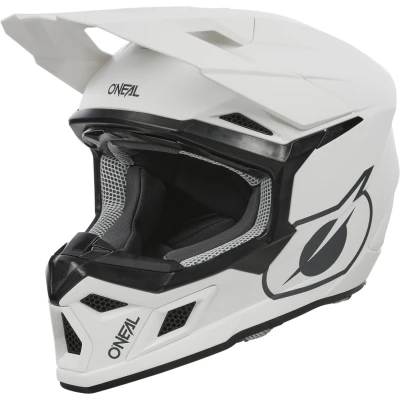 Afbeelding van Oneal 3SRS Solid Motorcross helm, wit, afmeting S voor man