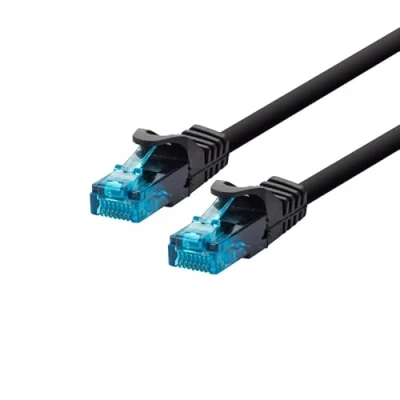 Afbeelding van LOGON TCU55U0015BL netwerkkabel 0,15 m Cat5e U/UTP (UTP) Zwart