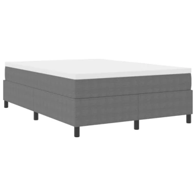 Afbeelding van vidaXL Boxspring Bed met Matras Lichtgrijs 140x200 cm Corduroy Stof