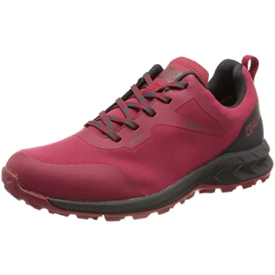 Afbeelding van Jack Wolfskin Dames Woodland Shell Texapore Low W top, cranberry, 39 EU