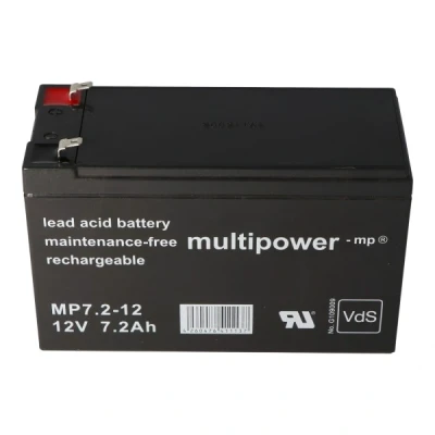 Afbeelding van Multipower MP7.2 12 PB batterij volt 7.2Ah VDS goedkeuring