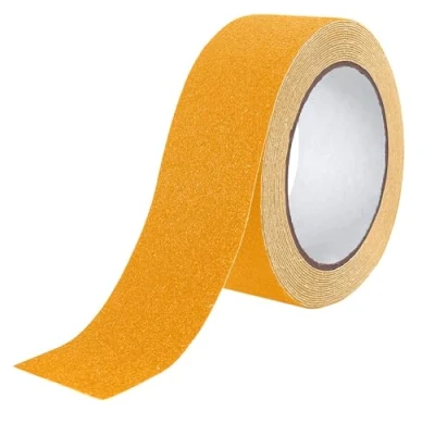 Afbeelding van QitinDasen 10 M X 5 cm Gele Antislip Tape, Zelfklevende Anti Slip Veiligheidstape, voor Binnen en Buiten (1 Rol)