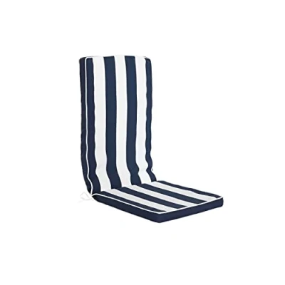 Afbeelding van Kussen DKD Home Decor Wit Marineblauw Strepen 42 x 4 115 cm