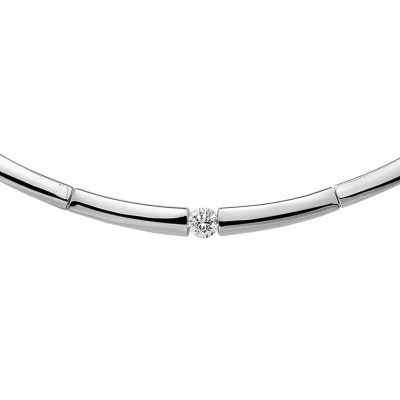 Afbeelding van Zilveren Ketting Zirkonia 42+3 (45) cm lang