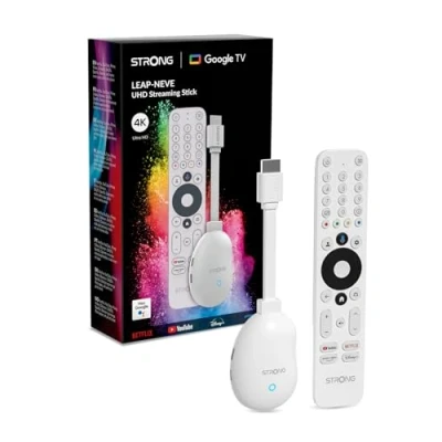 Afbeelding van Strong LEAP NEVE Google TV, Streaming Media Speler, Wit