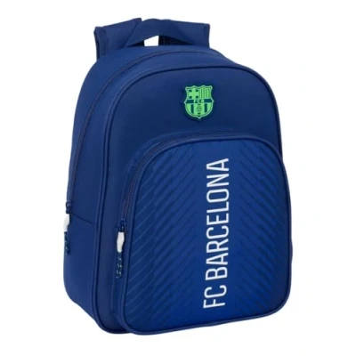 Afbeelding van Safta FC Barcelona Schoolrugzak voor kinderen, ideaal kinderen van verschillende leeftijden, comfortabel en veelzijdig, kwaliteit duurzaamheid, 27 x 10 33 cm, Donkerblauw, M, Casual