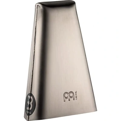 Afbeelding van Meinl Percussion Handheld Cowbell Instrument Zeer grote slaggidiofoon Lengte 8,25 inch staal, zilver (STB815H)
