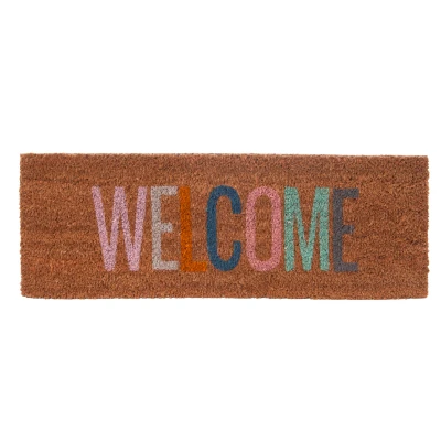 Afbeelding van Present Time Deurmat Welcome Multicolor 75x25x1,5cm