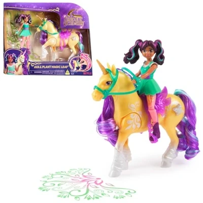 Afbeelding van Unicorn Academy Pop Ava en Leaf met licht (11.5 cm 12.5 cm)