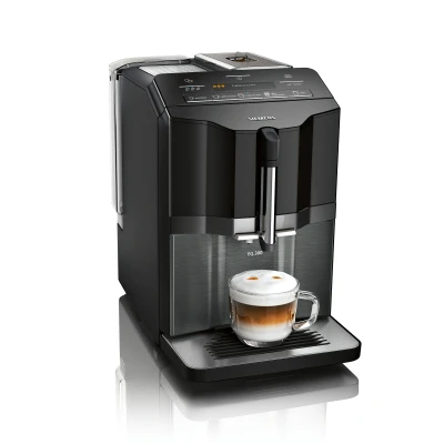 Afbeelding van Siemens EQ.300 TI355209RW Volautomatische espressomachine Zwart/Inox
