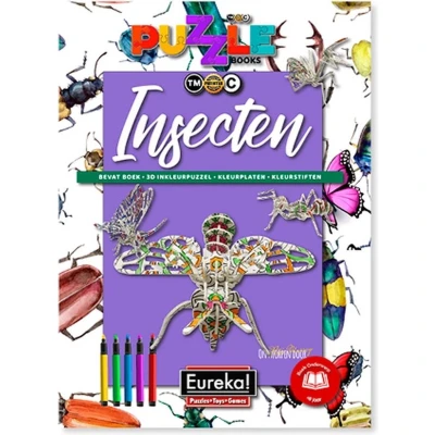 Afbeelding van Eureka Puzzelboek Insecten