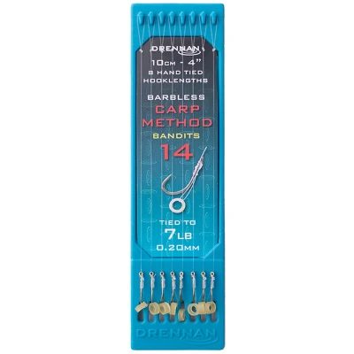 Afbeelding van Drennan Method Bandit Hook Plate System 4&quot; 10cm Haak 14 0.20mm 7 LB