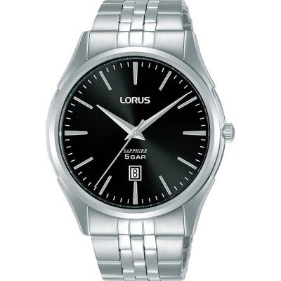 Afbeelding van Lorus RH945NX9 Saffier Herenhorloge inStock horloge Zilverkleur