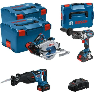 Afbeelding van Bosch Blauw 3 delige Combopack GSB 18V 110 C + GKS 68 GC GSA 28 in L Boxx 0615990N38