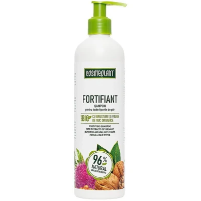 Afbeelding van Natuurlijke shampoo Versterkende het haar Klis en walnoot voorkomt uitval 400ml