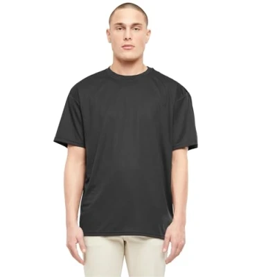 Afbeelding van Build Your Brand Heren T Shirt E Sports Tee Black S, zwart, S