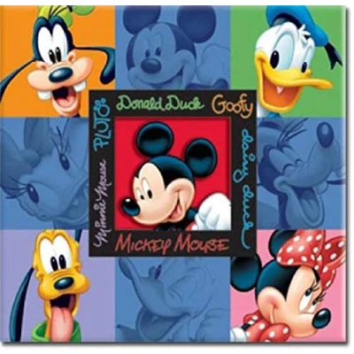 Afbeelding van Sandylion 12 x inch verzamelalbum Mickey en Friends met reliëf Post Bound album, meerkleurig