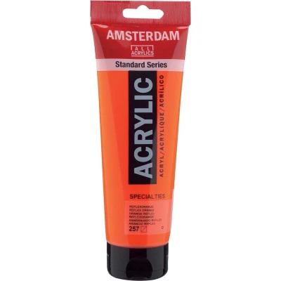 Afbeelding van Amsterdam Acrylverf Tube 250ml Reflexoranje 257